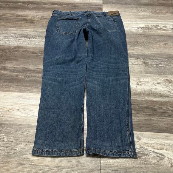 Duluth Trading Co Flex Ballroom Mid Wash Blue‎ Men 42x32 Relaxed Fit Denim Jeans - Picture 3 of 15